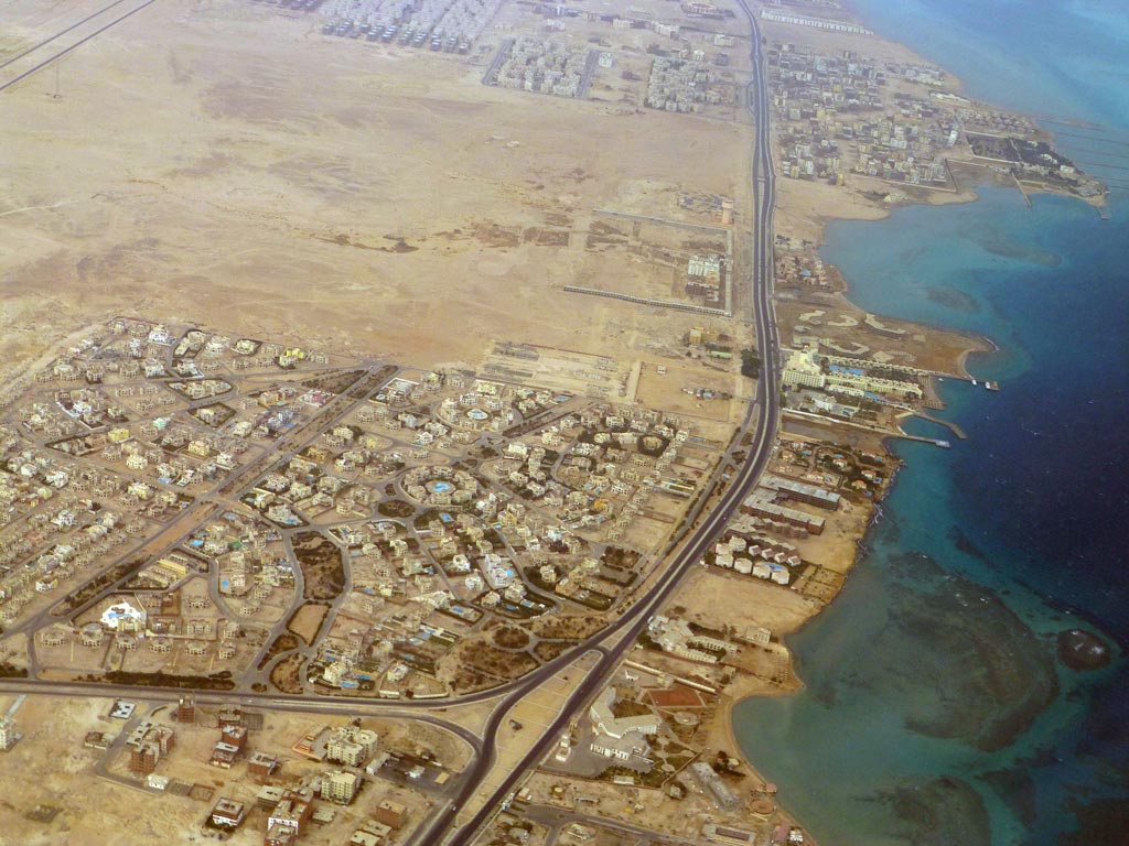 Abflug aus Hurghada