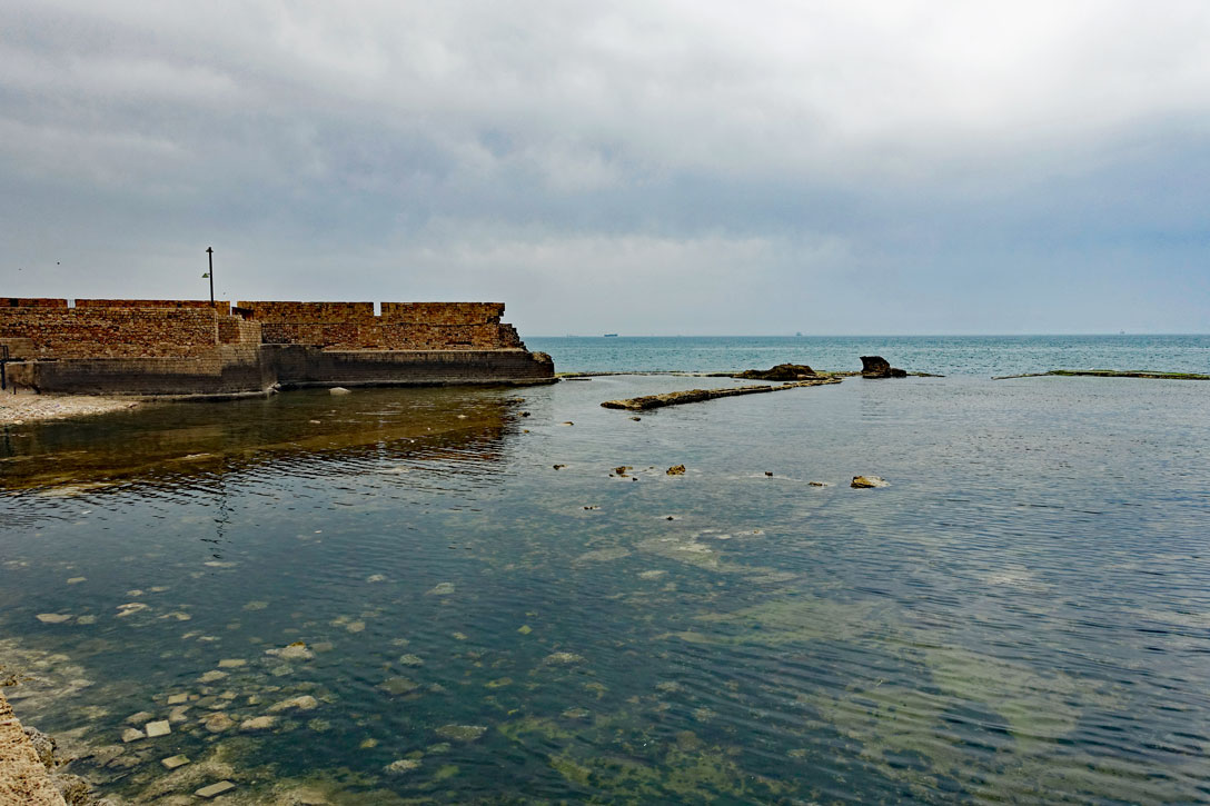 Der Hafen von Akkon