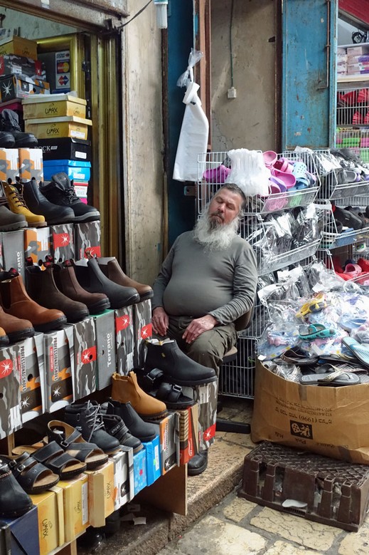 Händler im Bazar