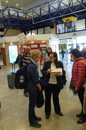 Flughafen Ankunftshalle