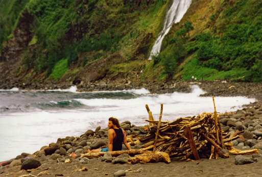 Aussteiger im Waipio Valley