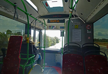 Im Bus in Malta