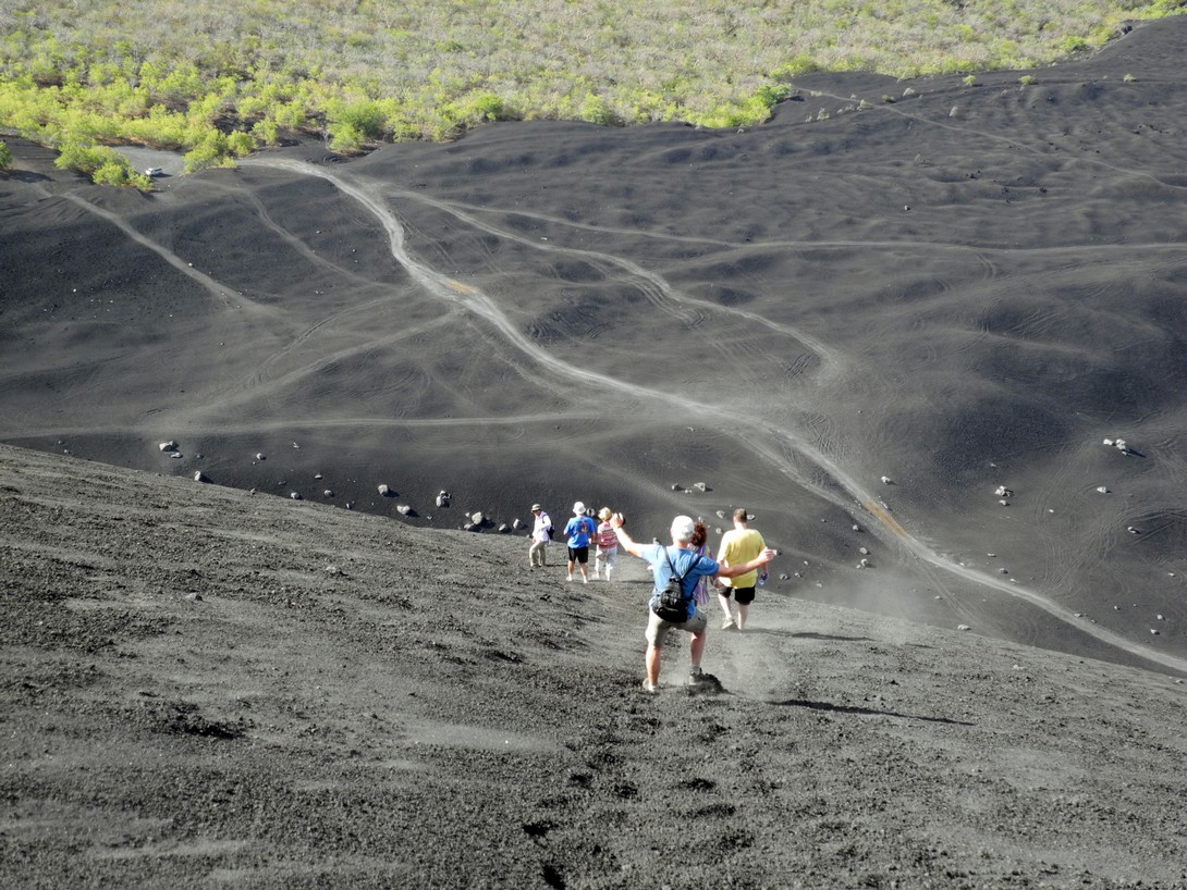 Abstieg vom Cerro Negro