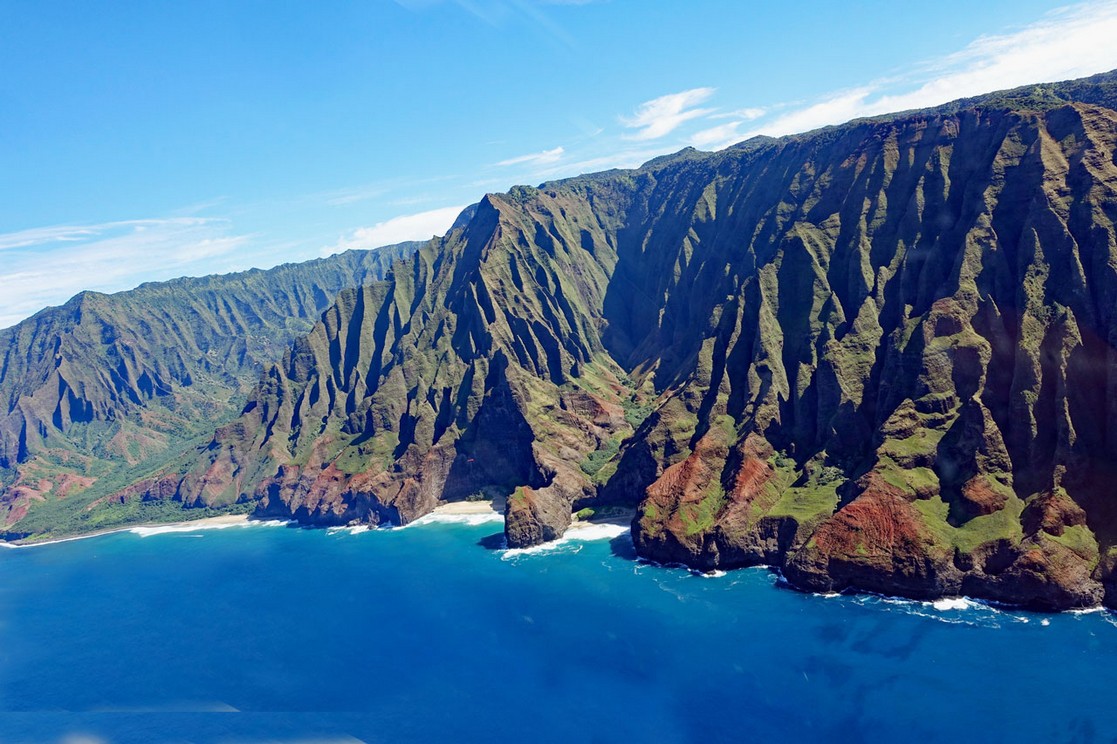 Blick auf die Napali Küste in Kauai 