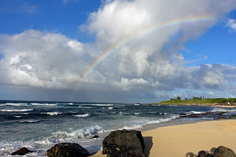 Der Strand von Hookipa