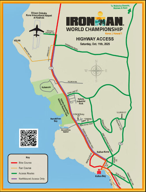 Highway Zugang beim Ironman 2025
