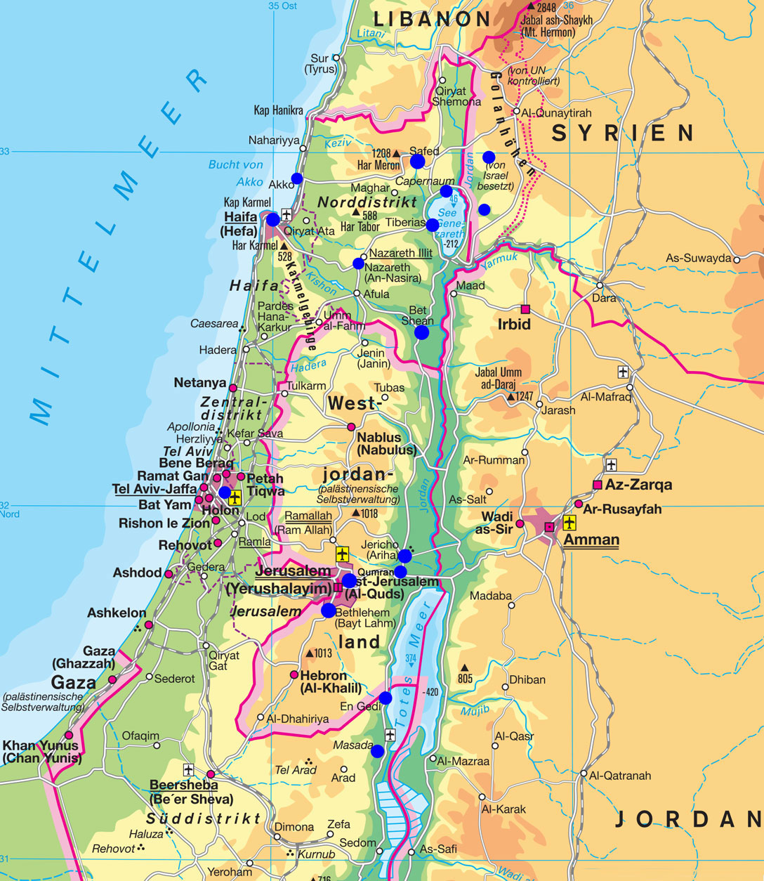 Zur für jesu israel zeit kinder landkarte 