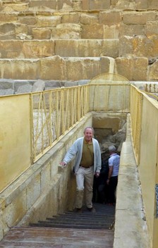 Eingang zur Chephren Pyramide