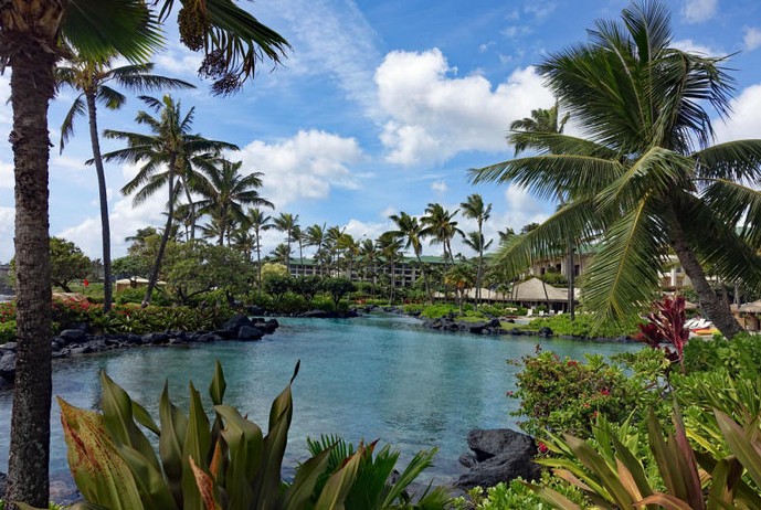 Lagune im Grand Hyatt Kauai