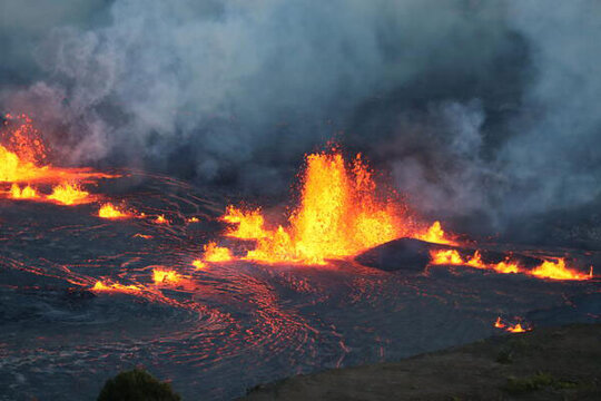 Der Kilauea Ausbruch am 10.9.23 abends