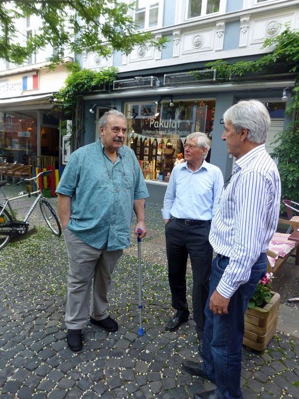 Klassentreffen OIb 2013-11 Michael Peter, Rolf-Peter Habbig und Wolfgang Kreutzer
