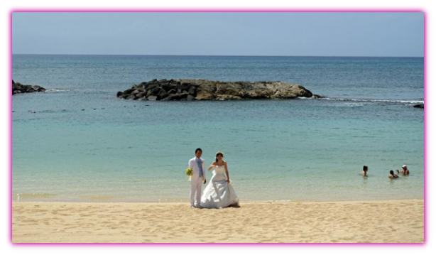 Hochzeit am Strand von Ko Olina auf Oahu