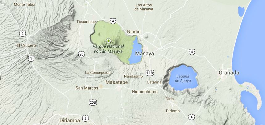 Masaya und Laguna de Apoyo