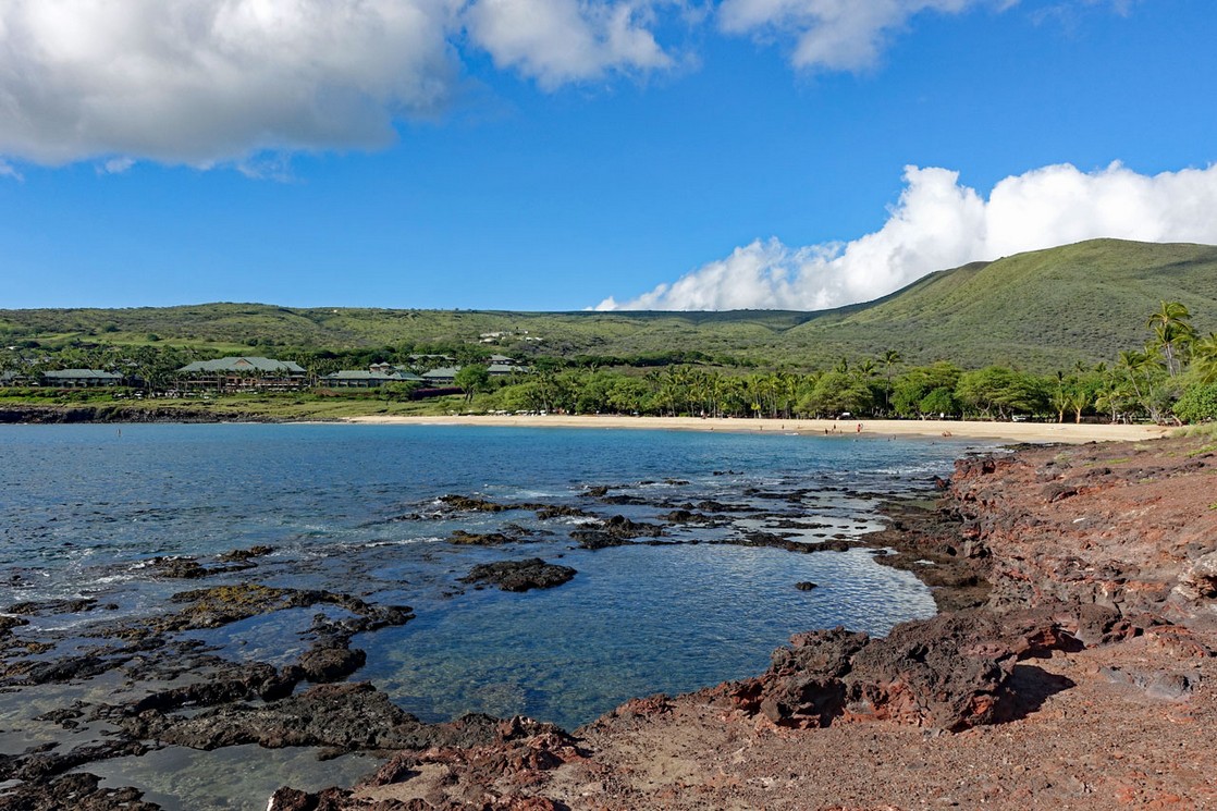 Tide-Pool am Hulupoe Beach auf Lanai