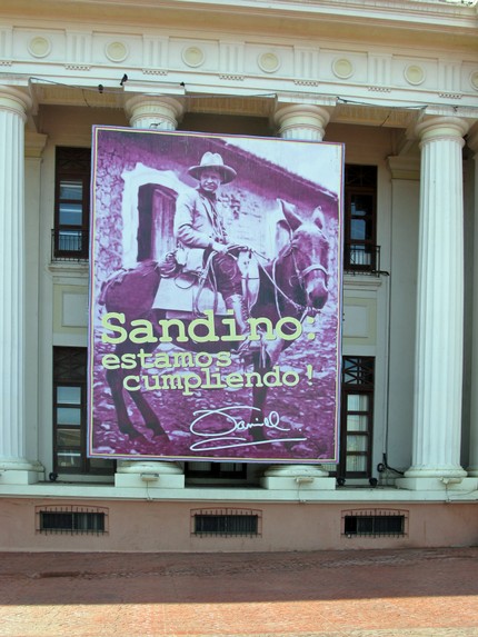 Sandino wird als Nationalheld gefeiert