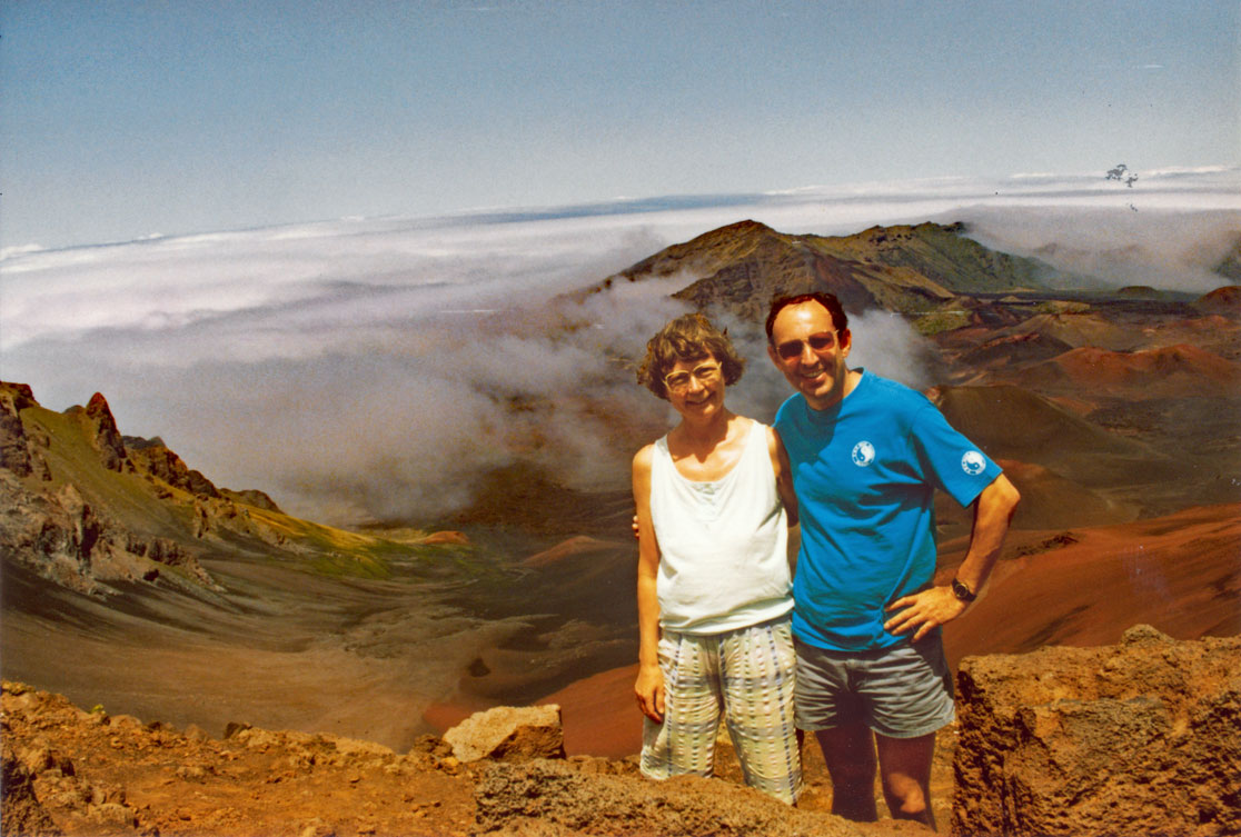 Nachmittags am Kraterrand vom Haleakala