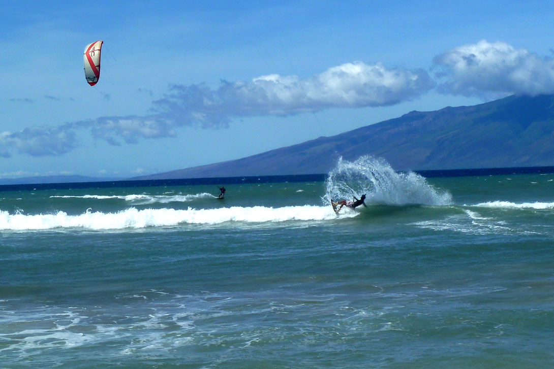 Kitesurfer auf Maui