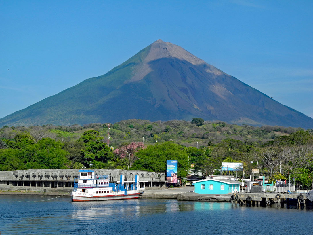 Die Anlegestelle Moyagalpa auf der Insel Ometepe