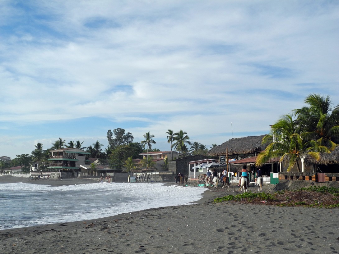 Strand von Peñitas an der Pazifikküste in Nicaragua