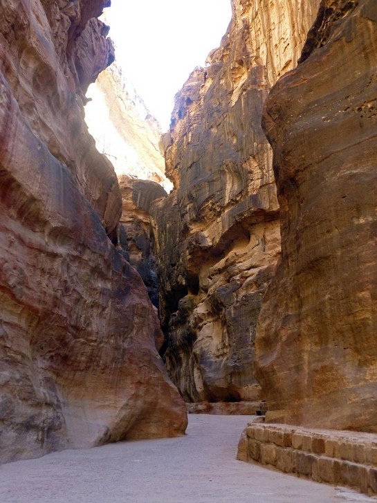 Die Schlucht von Petra