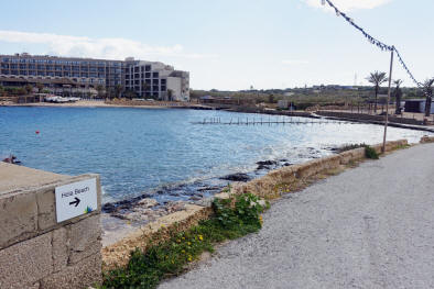 Weg zum Strand
