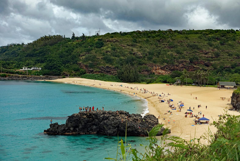 Waimea Beach auf Oahu