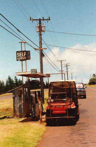 Tankstelle in Kualapuu