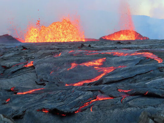 Der Kilauea Ausbruch am 10.9.23 nachmittags